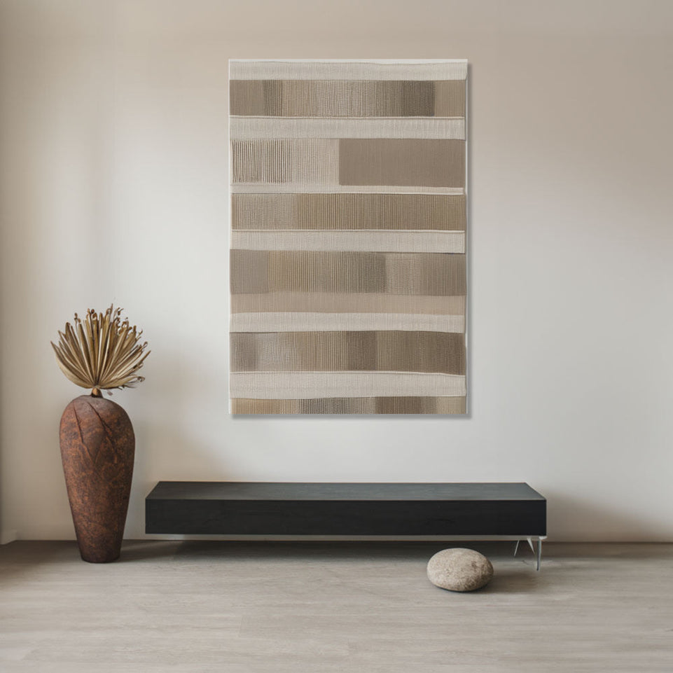 Abstract Neutral Tones Canvas Art   Inches Large Wall Decor for Living Room Bedroom Office  Ready to Hang June Wall Art