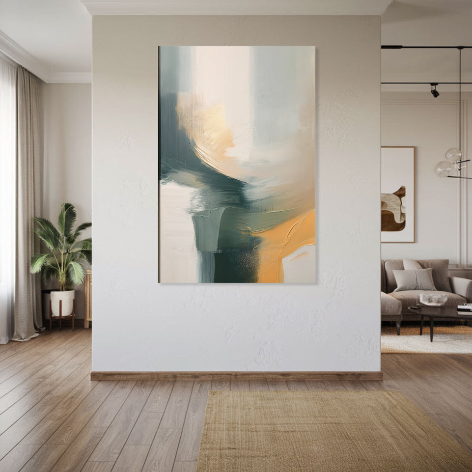 Serenity by the Sea  Abstract Art June Wall Art