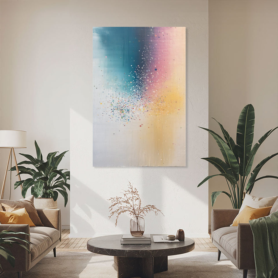 Abstract Dreamscape I Vibrant Modern Art for Home Decor June Wall Art