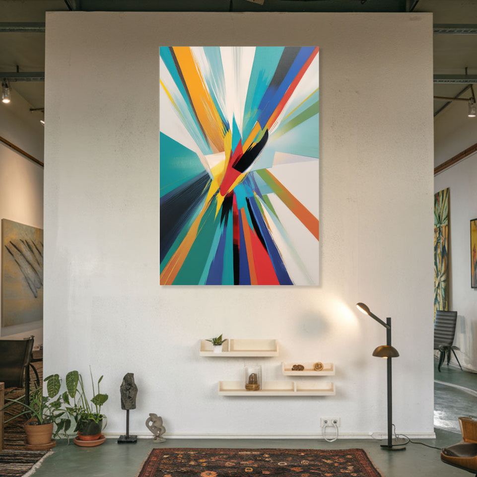 Abstract Radiance  Modern Art Wall Decor for Home and Office June Wall Art