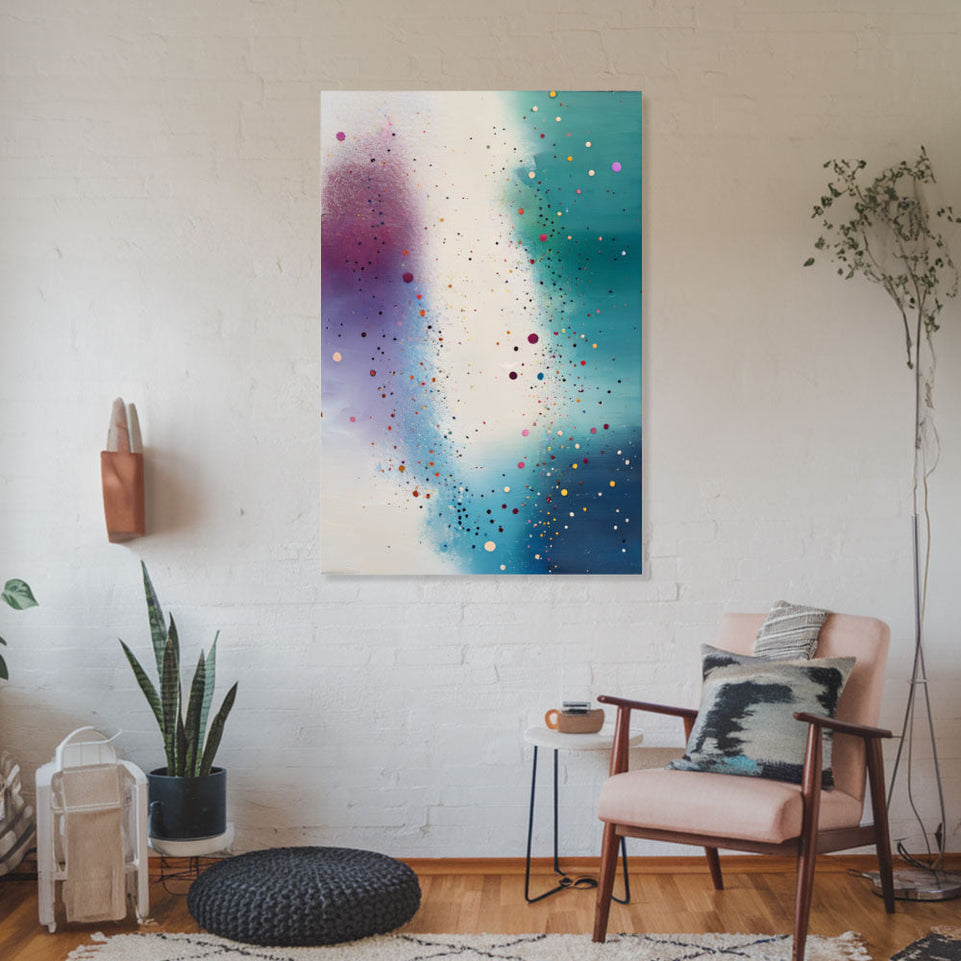 Starry Night Symphony  Abstract Art for Home Decor and Wall Art June Wall Art