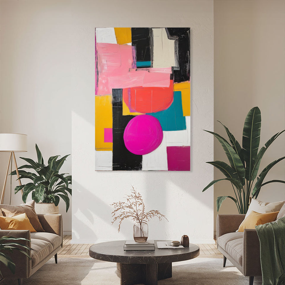 Abstract Expressionist Dream  Modern Art for Home Decor June Wall Art