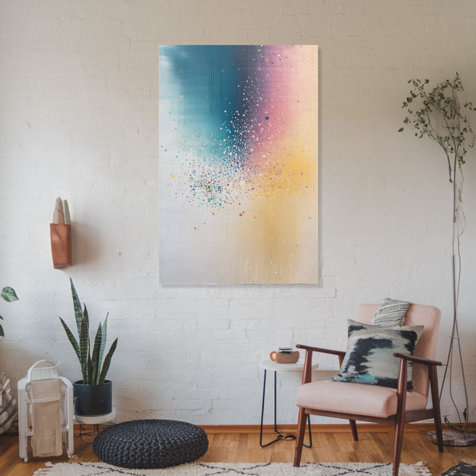 Abstract Dreamscape I Vibrant Modern Art for Home Decor June Wall Art