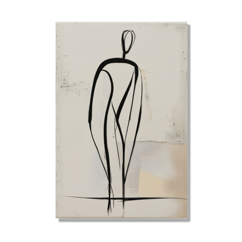 Elegant Figure I Abstract Minimalist Art June Wall Art