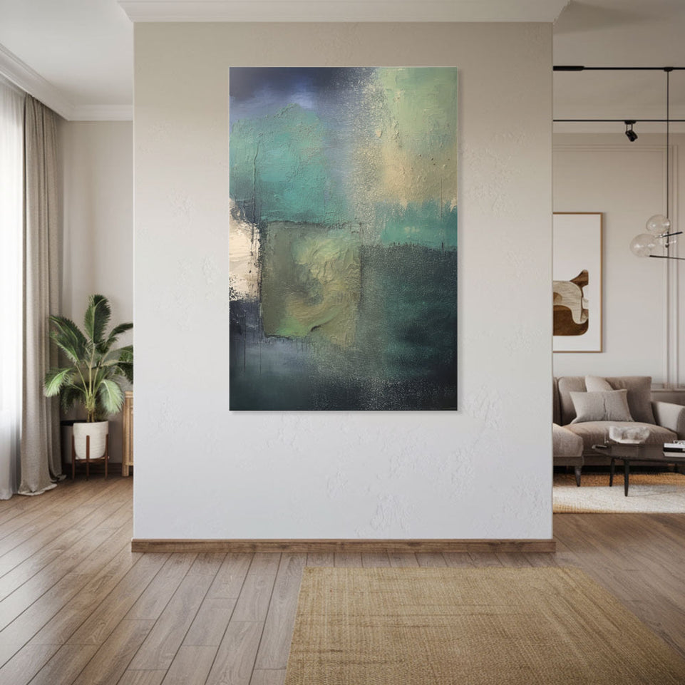 Abstract Serenity I Vibrant Modern Art June Wall Art