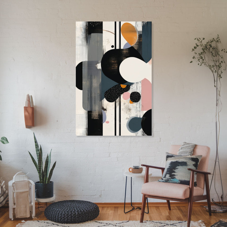 Modern Abstract Art I Canvas Wall Decor June Wall Art