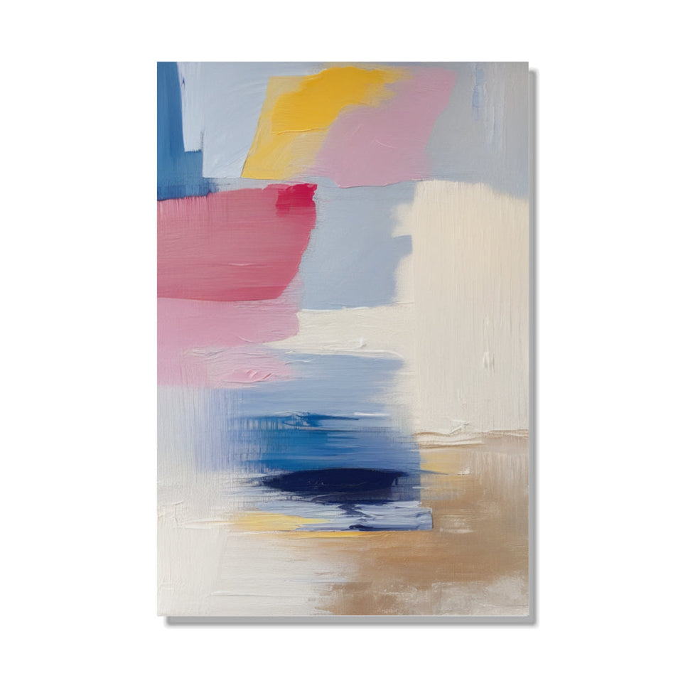 Serenity by the Sea  Abstract Art for Home Decor June Wall Art