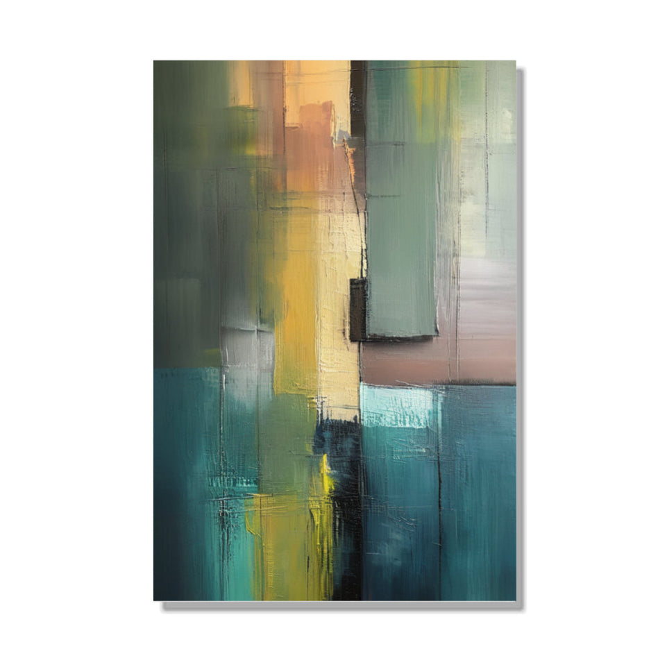 Abstract Sunset Glow I Vibrant Canvas Art for Home Decor June Wall Art