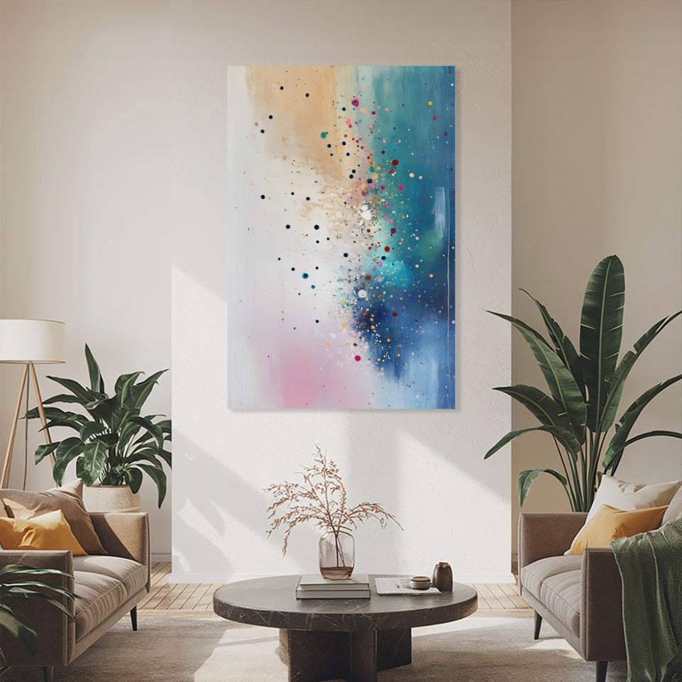 Abstract Dreamscape I Vibrant Modern Wall Art June Wall Art