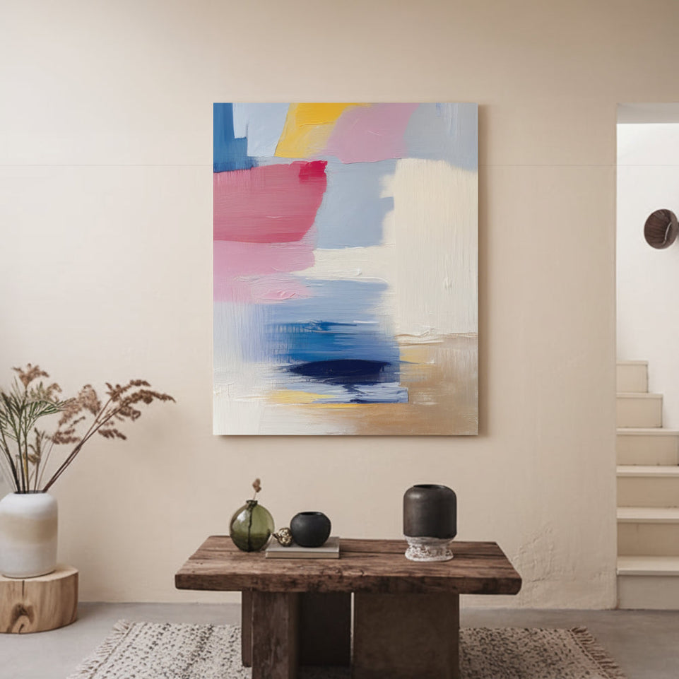 Serenity by the Sea  Abstract Art for Home Decor June Wall Art