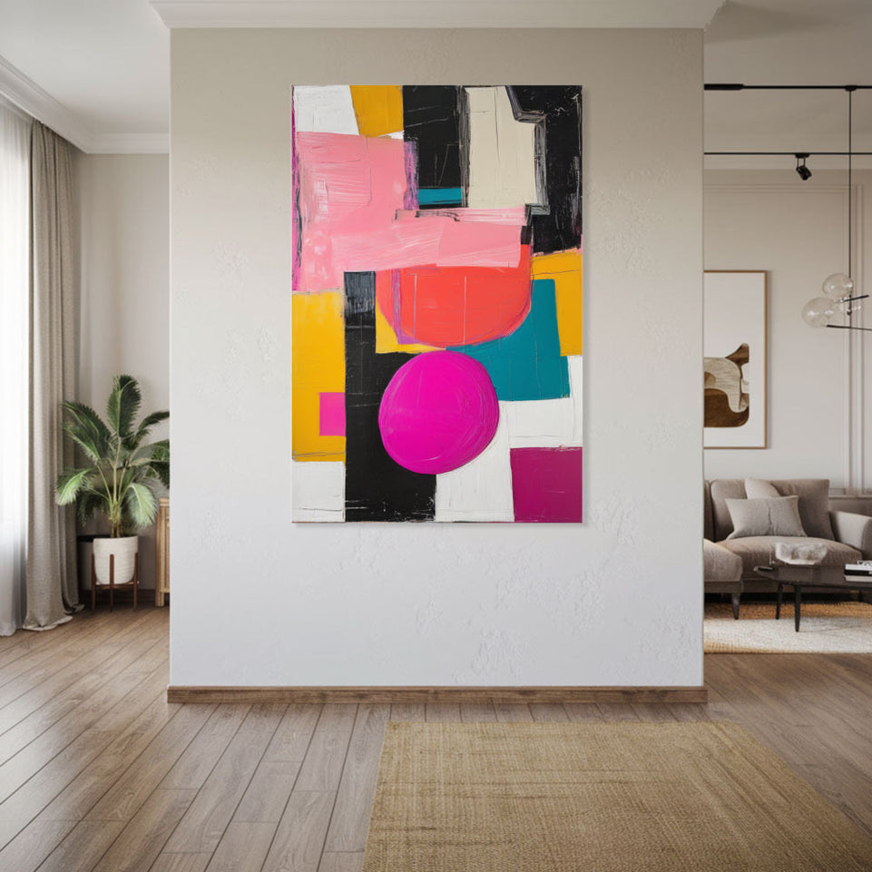 Abstract Expressionist Dream  Modern Art for Home Decor June Wall Art