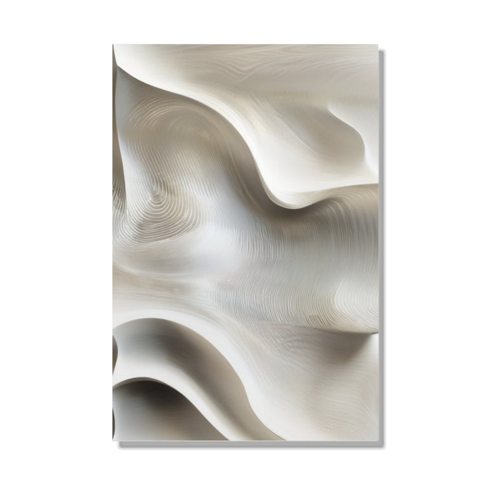 Surreal Waves Abstract Canvas Art June Wall Art