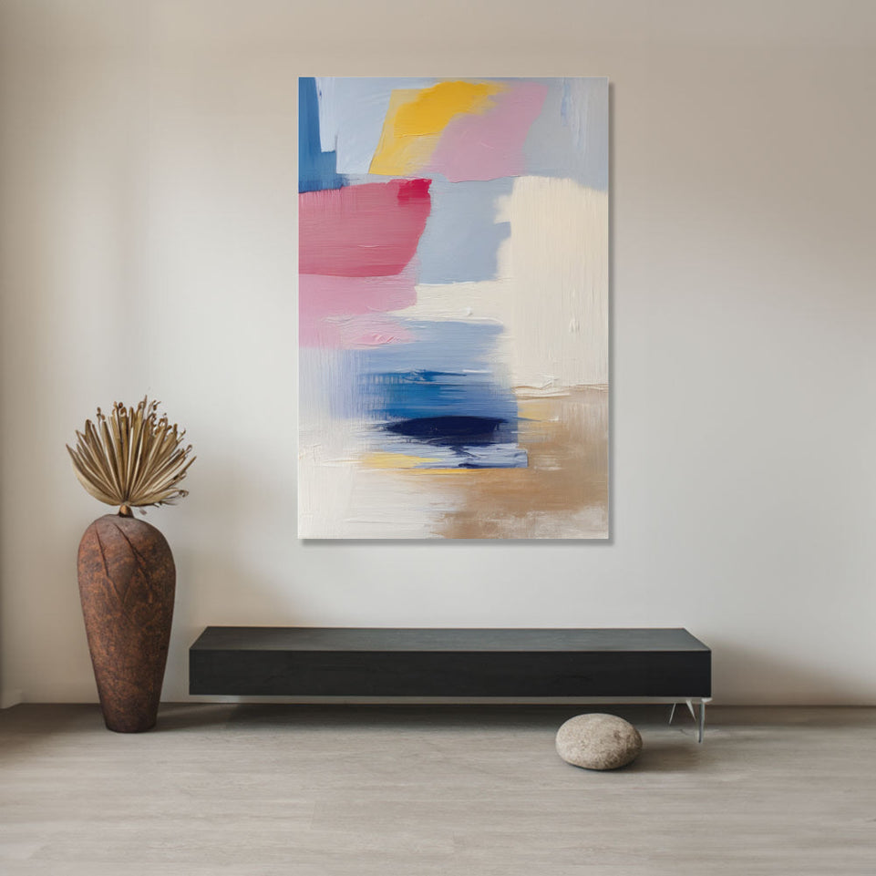 Serenity by the Sea  Abstract Art for Home Decor June Wall Art