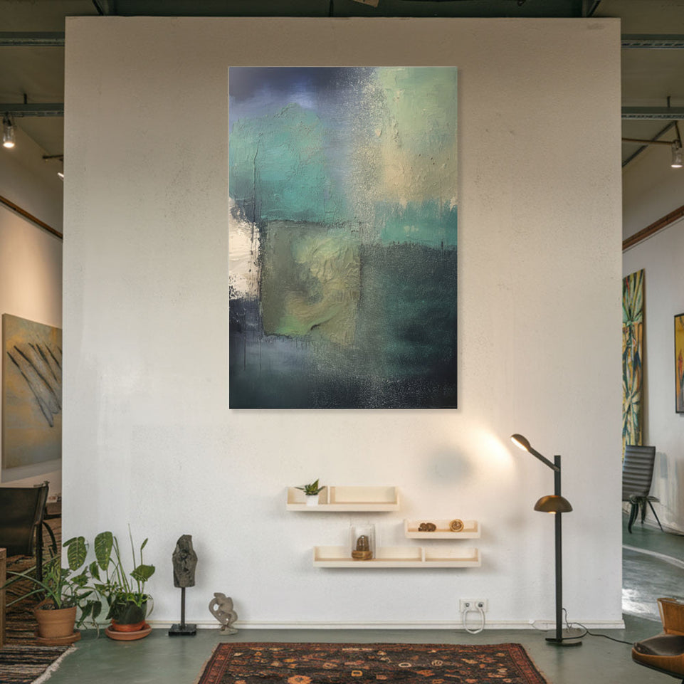 Abstract Serenity I Vibrant Modern Art June Wall Art