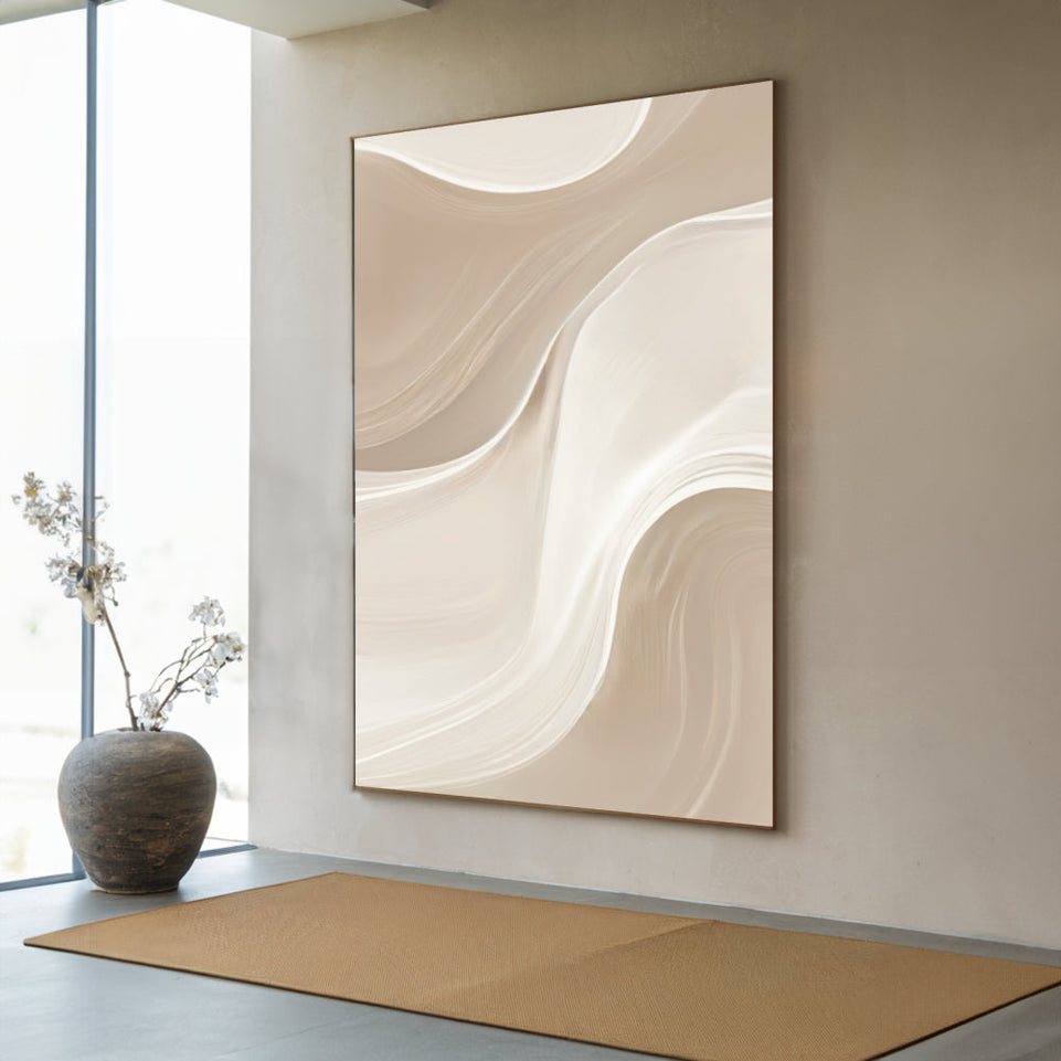 Abstract Flowing Sands Canvas Art June Wall Art