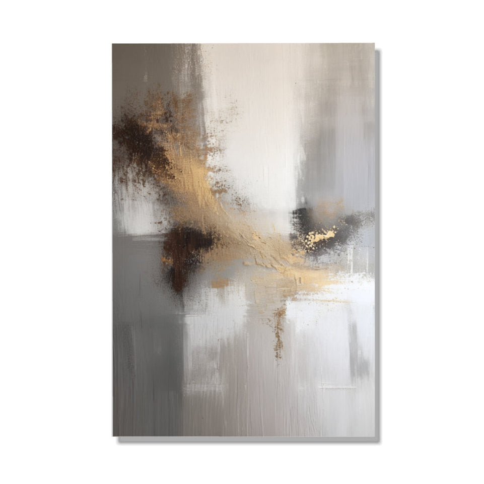 Golden Whisper I Abstract Wall Art June Wall Art