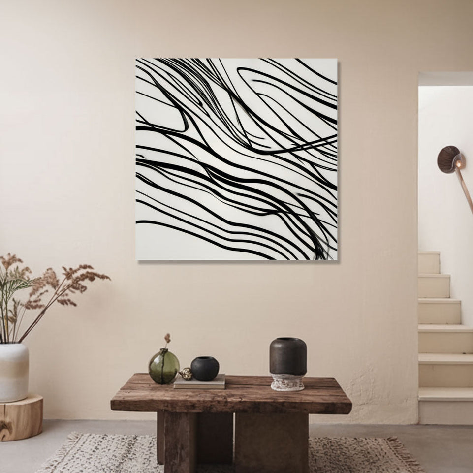 Whispers of the Wind I Abstract Canvas Art June Wall Art