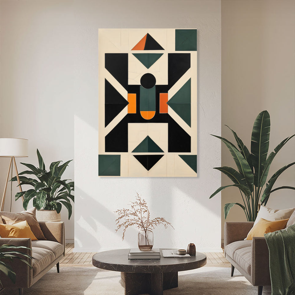 Modern Geometric Abstract Art  Home Decor Wall Art June Wall Art