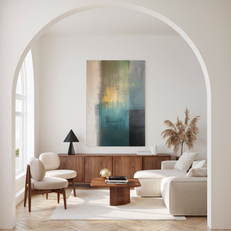 Abstract Serenity I Vibrant Colors June Wall Art