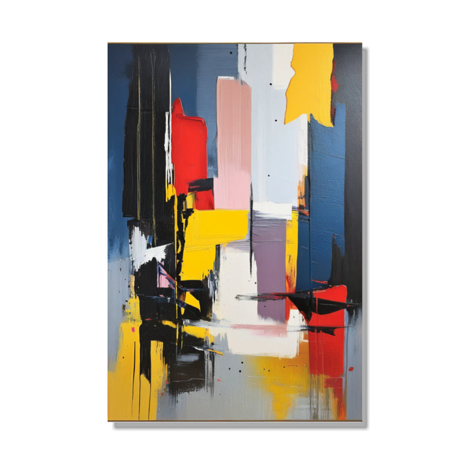 Abstract Symphony I Vibrant Canvas Art for Home Decor June Wall Art
