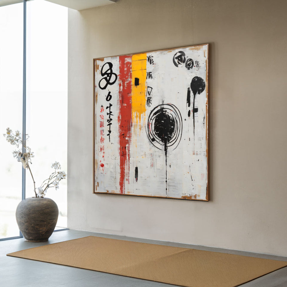Oriental Harmony I Abstract Zen Art June Wall Art