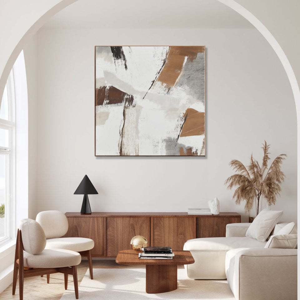 Abstract Elegance I Large Canvas Art for Living Room Decor June Wall Art