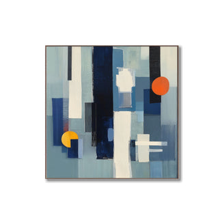 Blue Serenity I Abstract Canvas Art June Wall Art