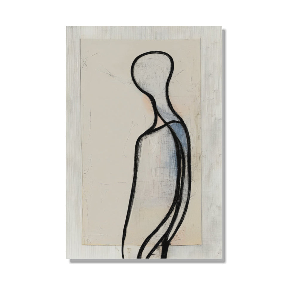 Silhouette of Solitude I  Canvas Art for Home Decor June Wall Art