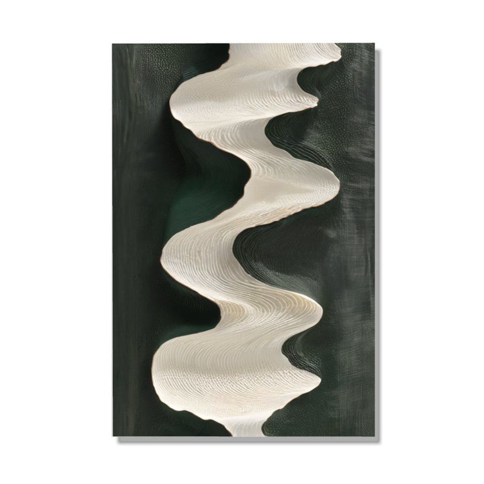 Waves of Serenity  Modern Abstract Art June Wall Art