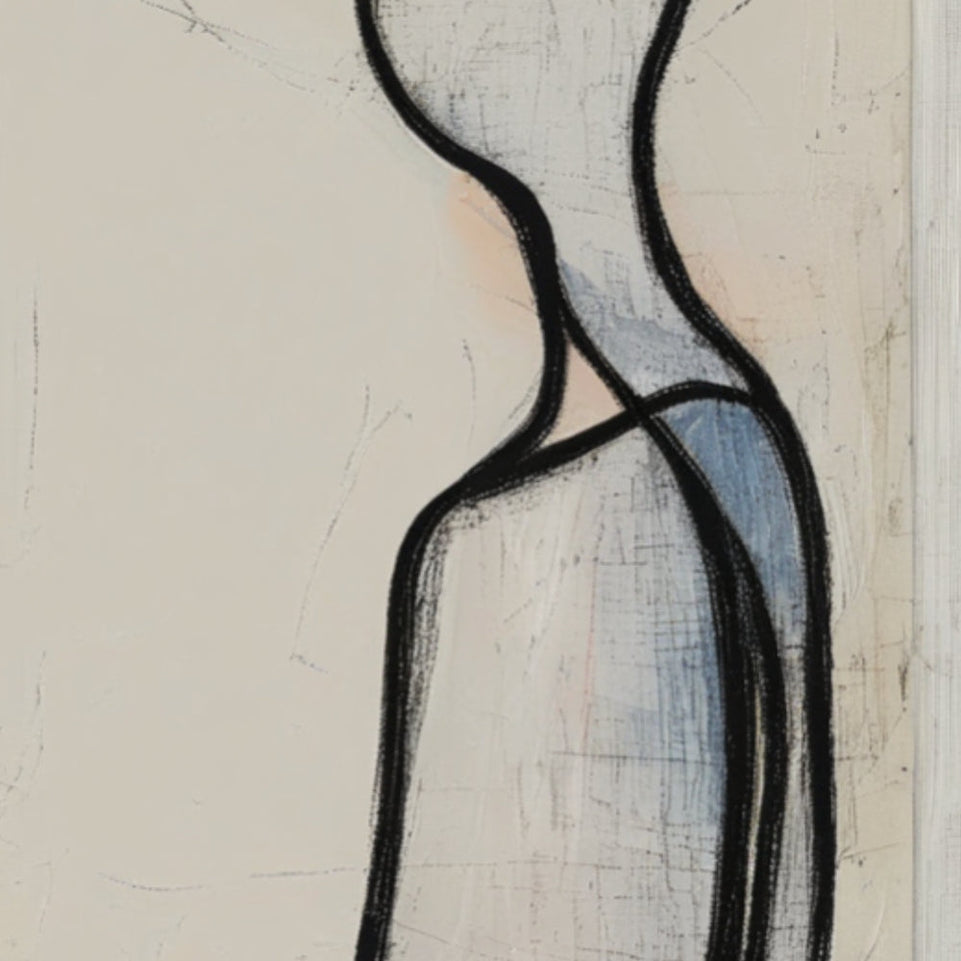 Silhouette of Solitude I  Canvas Art for Home Decor June Wall Art