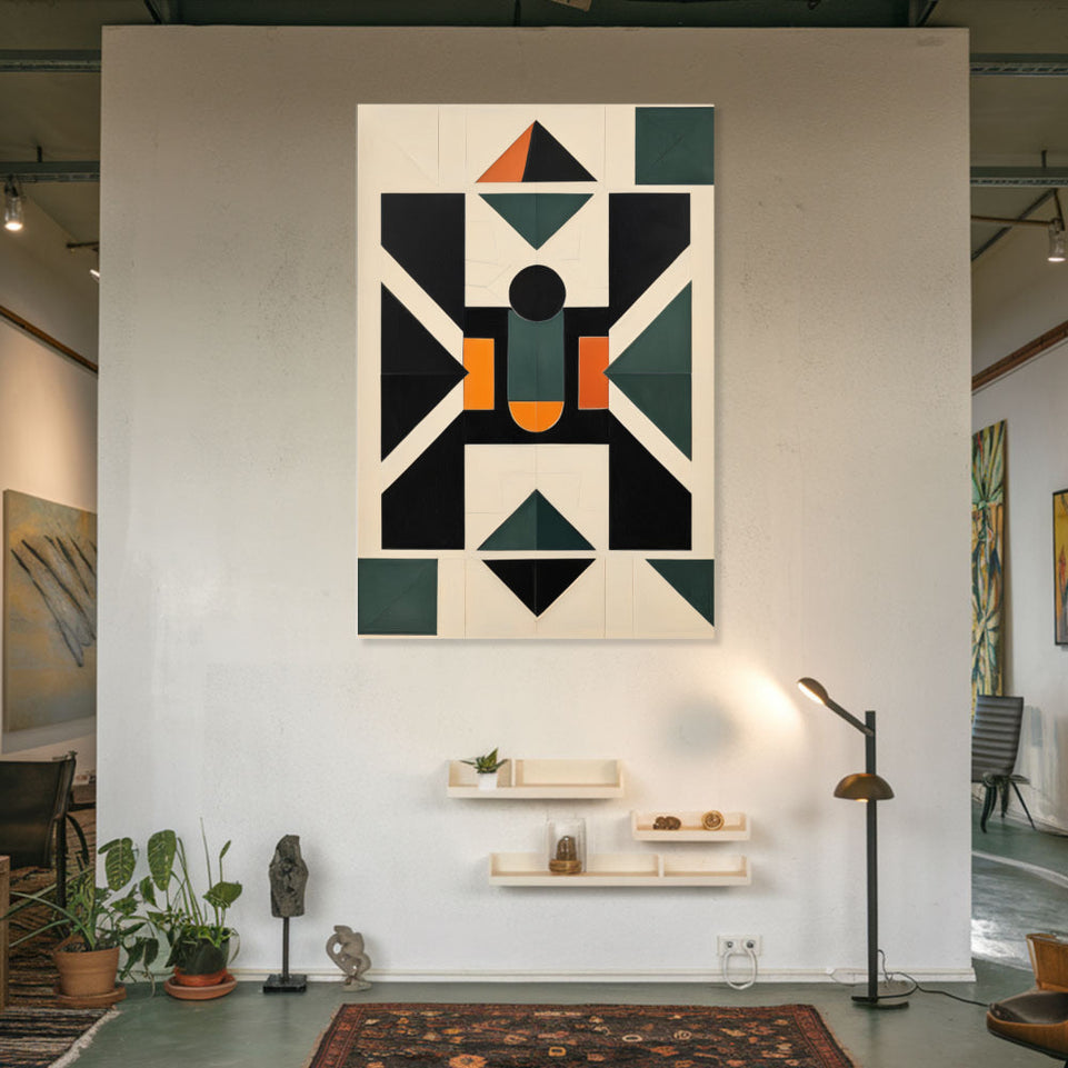 Modern Geometric Abstract Art  Home Decor Wall Art June Wall Art