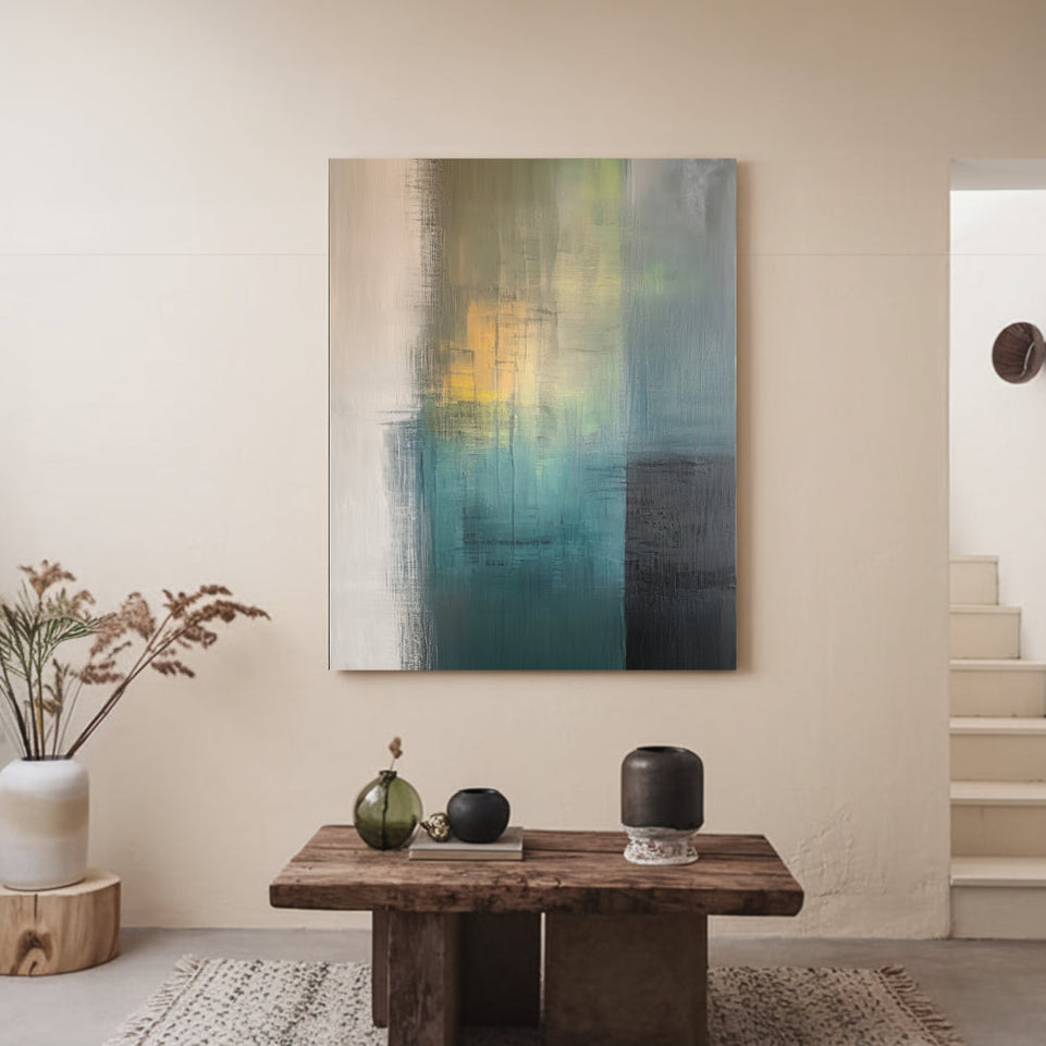 Abstract Serenity I Vibrant Colors June Wall Art