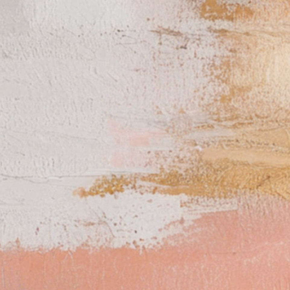 Golden Sunset Abstract Art Canvas Wall Decor June Wall Art