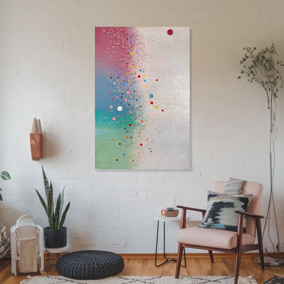 Colorful Dreamscape Abstract Art June Wall Art