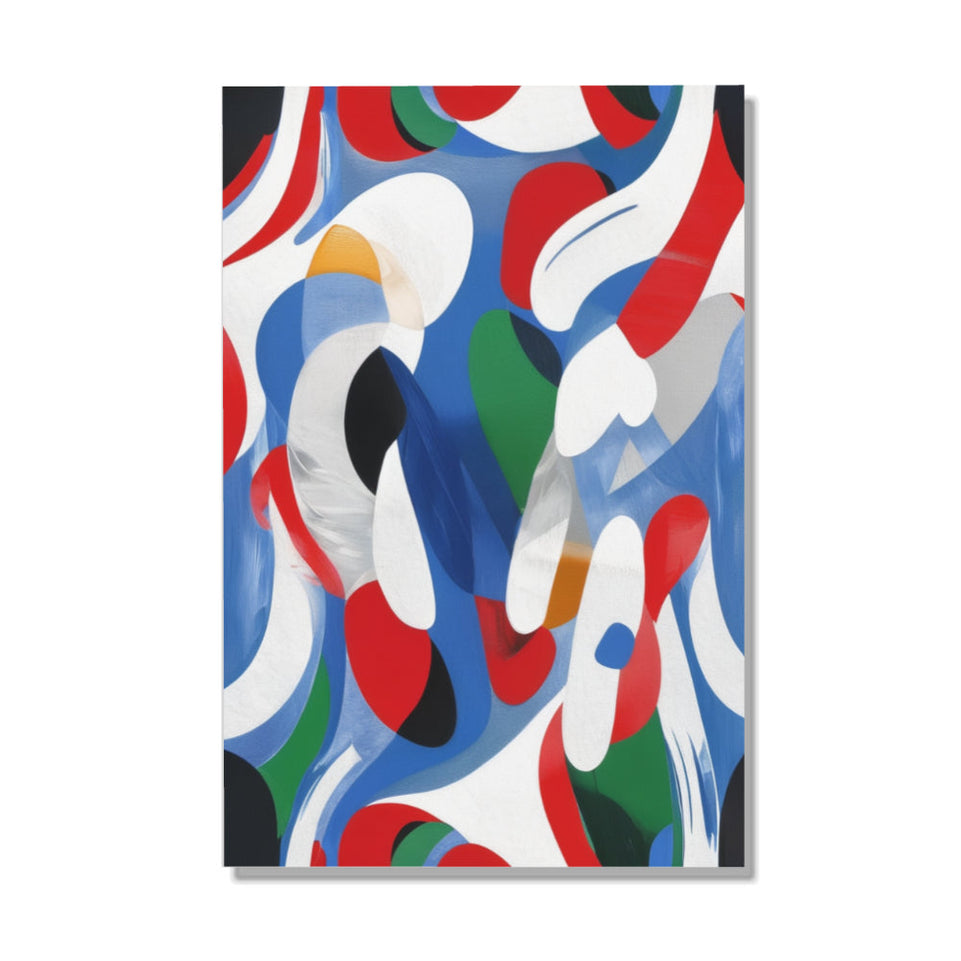 Colorful Abstract Dreamscape I Vibrant Modern Art June Wall Art