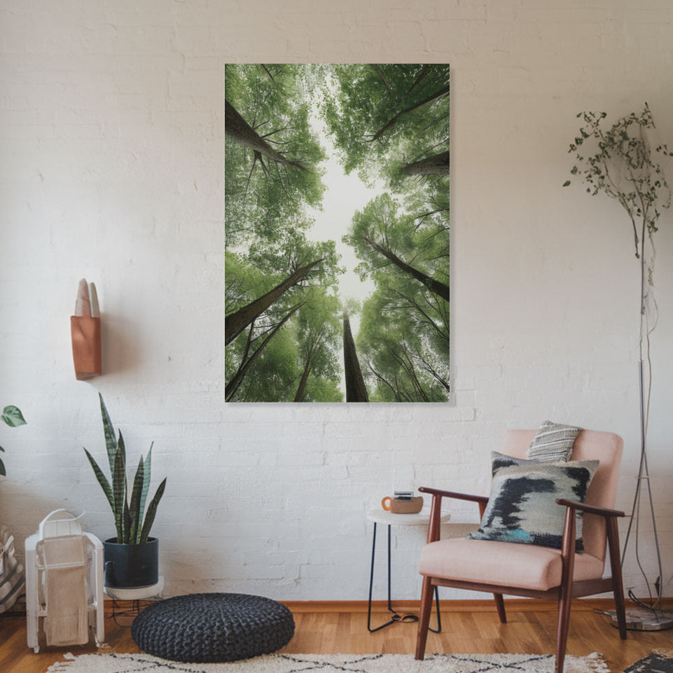 Enchanted Forest Canvas Art June Wall Art