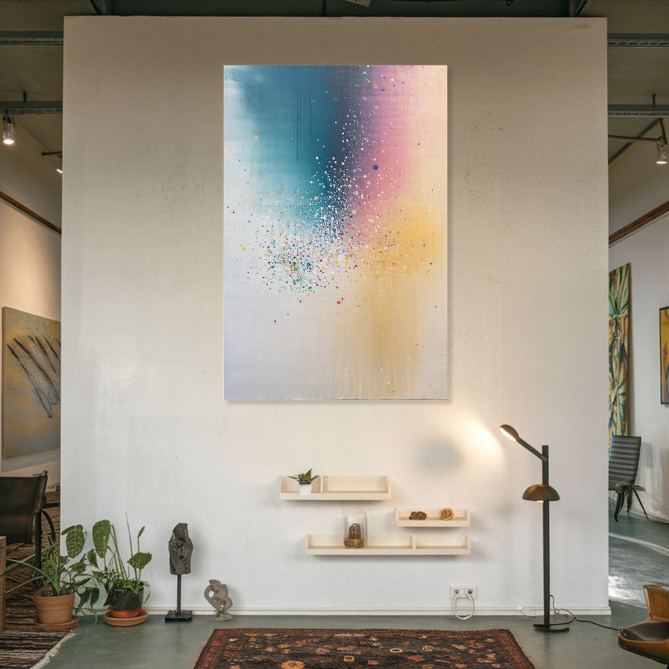 Abstract Dreamscape I Vibrant Modern Art for Home Decor June Wall Art
