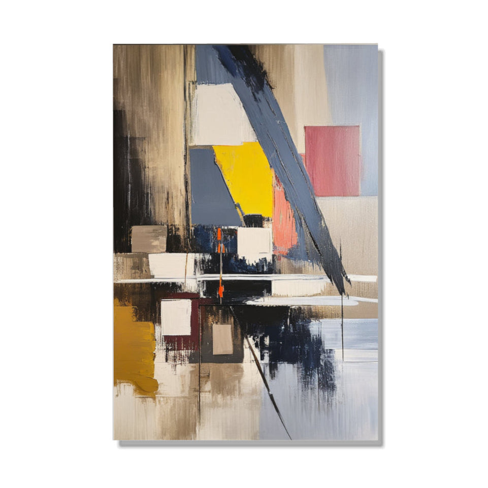Modern Abstract Art  Hand-Painted Canvas Art  Home Decor June Wall Art