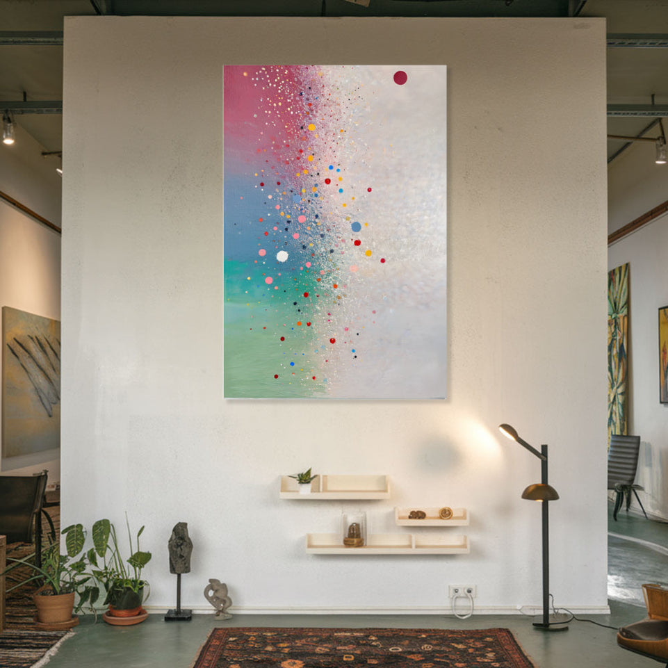 Colorful Dreamscape Abstract Art June Wall Art