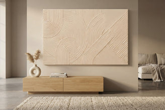 Textured Abstract Swirls Beige Canvas Art Print Art Wall Art Wooden Frame for Modern Home Decor Living Room Bedroom Modern Abstract Home Decor Framed Canvas Painting Ready to Hang Artwork Living Room Bedroom Office Wall Decor Premium Poster Print for Home
