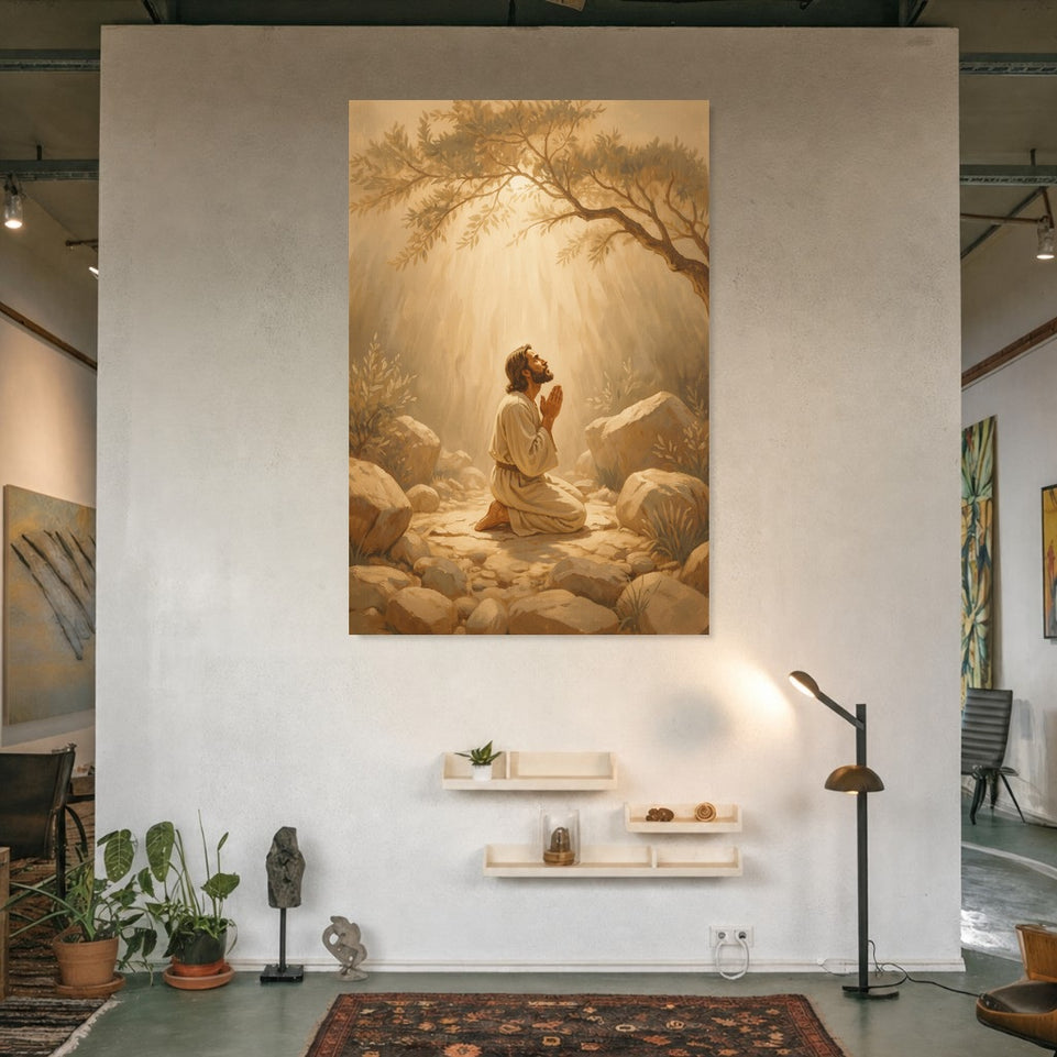 Spiritual Reflection Canvas Art Print Art Wall Art Wooden Frame Inspirational Nature Scene Modern Abstract Home Decor Framed Canvas Painting Ready to Hang Artwork Living Room Bedroom Office Wall Decor Gallery Quality Contemporary Interior