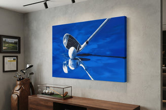 Dynamic Golf Swing Canvas Art Print Art Wall Art Wooden Frame for Sports Enthusiasts and Modern Decor Modern Abstract Home Decor Framed Canvas Painting Ready to Hang Artwork Living Room Bedroom Office Wall Decor Gallery Quality Contemporary Interior