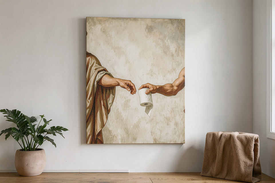 Divine Connection Canvas Art Print Art Wall Art Wooden Frame for Modern Home Decor, Living Room, Office, Unique Touch to Your Space Modern Abstract Home Decor Framed Canvas Painting Ready to Hang Artwork Living Room Bedroom Office Wall Decor