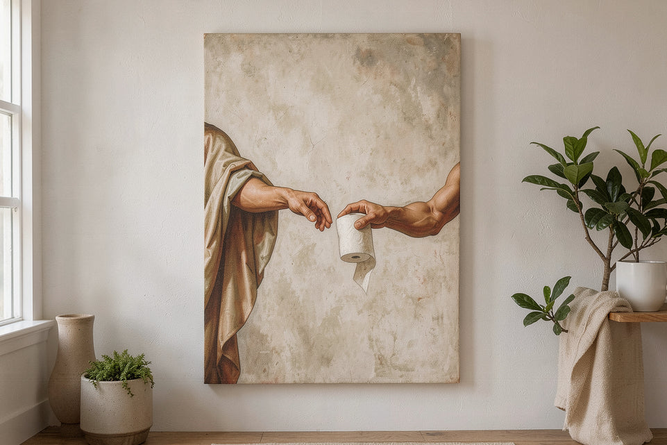 Divine Connection Canvas Art Print Art Wall Art Wooden Frame for Modern Home Decor, Living Room, Office, Unique Touch to Your Space Modern Abstract Home Decor Framed Canvas Painting Ready to Hang Artwork Living Room Bedroom Office Wall Decor
