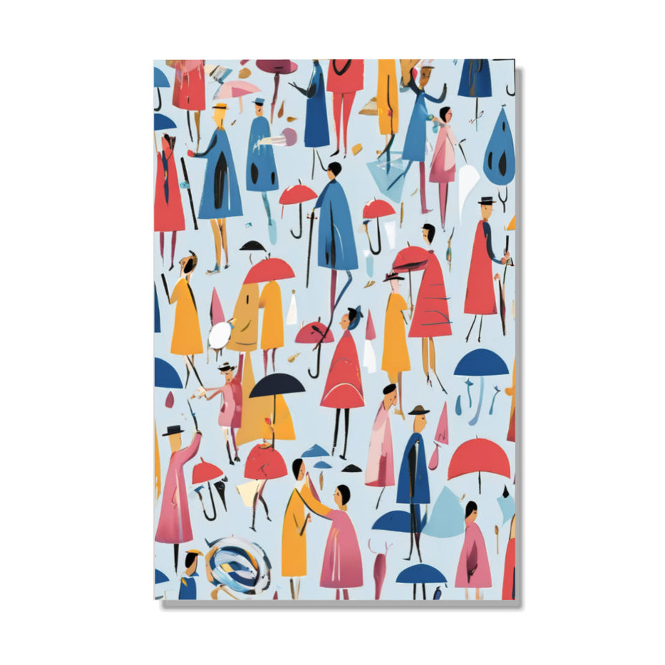 Rainy Day Melody  Modern Art Wall Decor for Home and Office June Wall Art