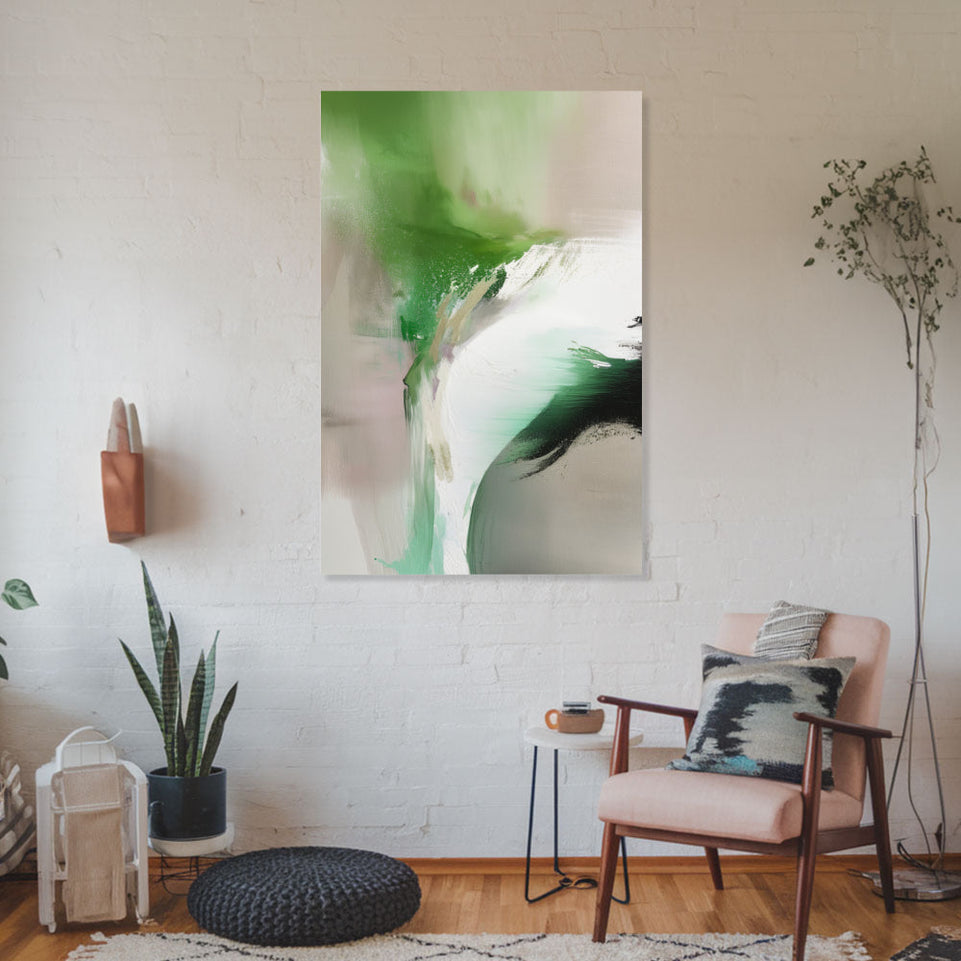 Green Abstract Dreamscape I Wall Art June Wall Art