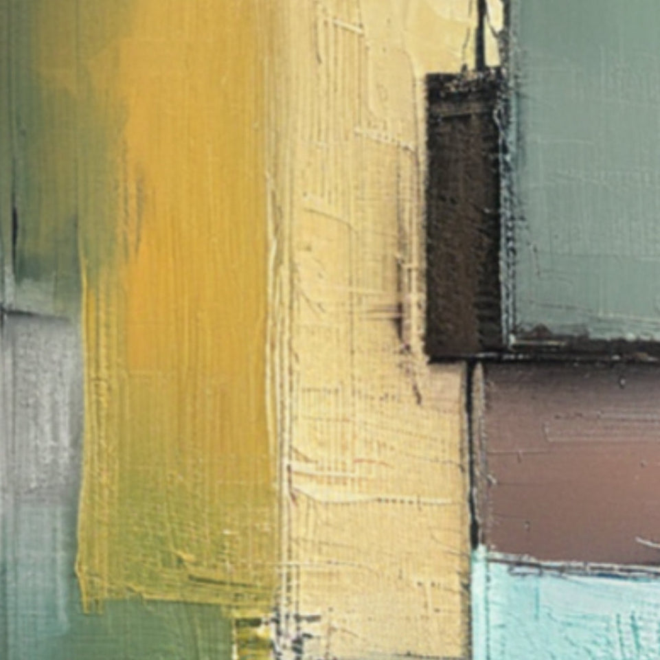 Modern Abstract Art  Hand-Painted Canvas Art  Wall Decor June Wall Art