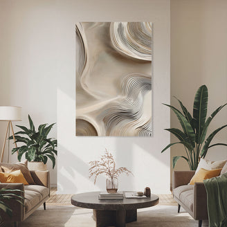 Abstract Flowing Sands Modern Wall Art June Wall Art