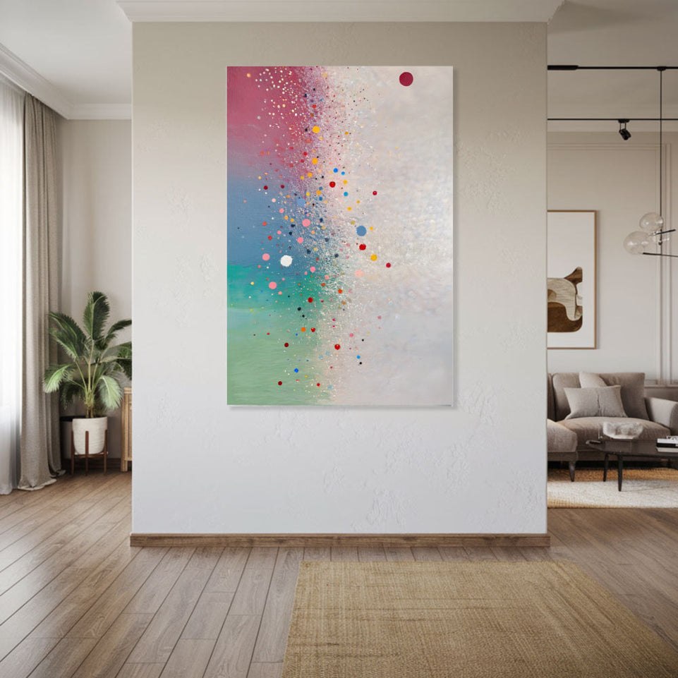 Colorful Dreamscape Abstract Art June Wall Art