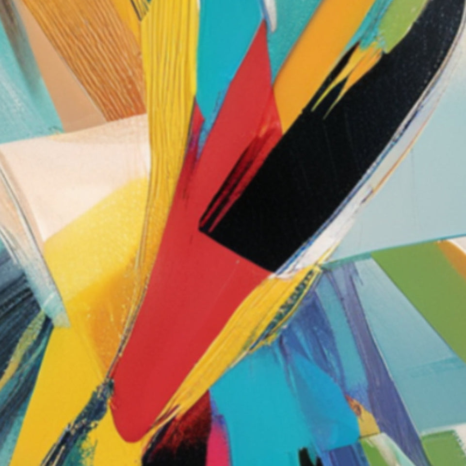 Abstract Radiance  Modern Art Wall Decor for Home and Office June Wall Art